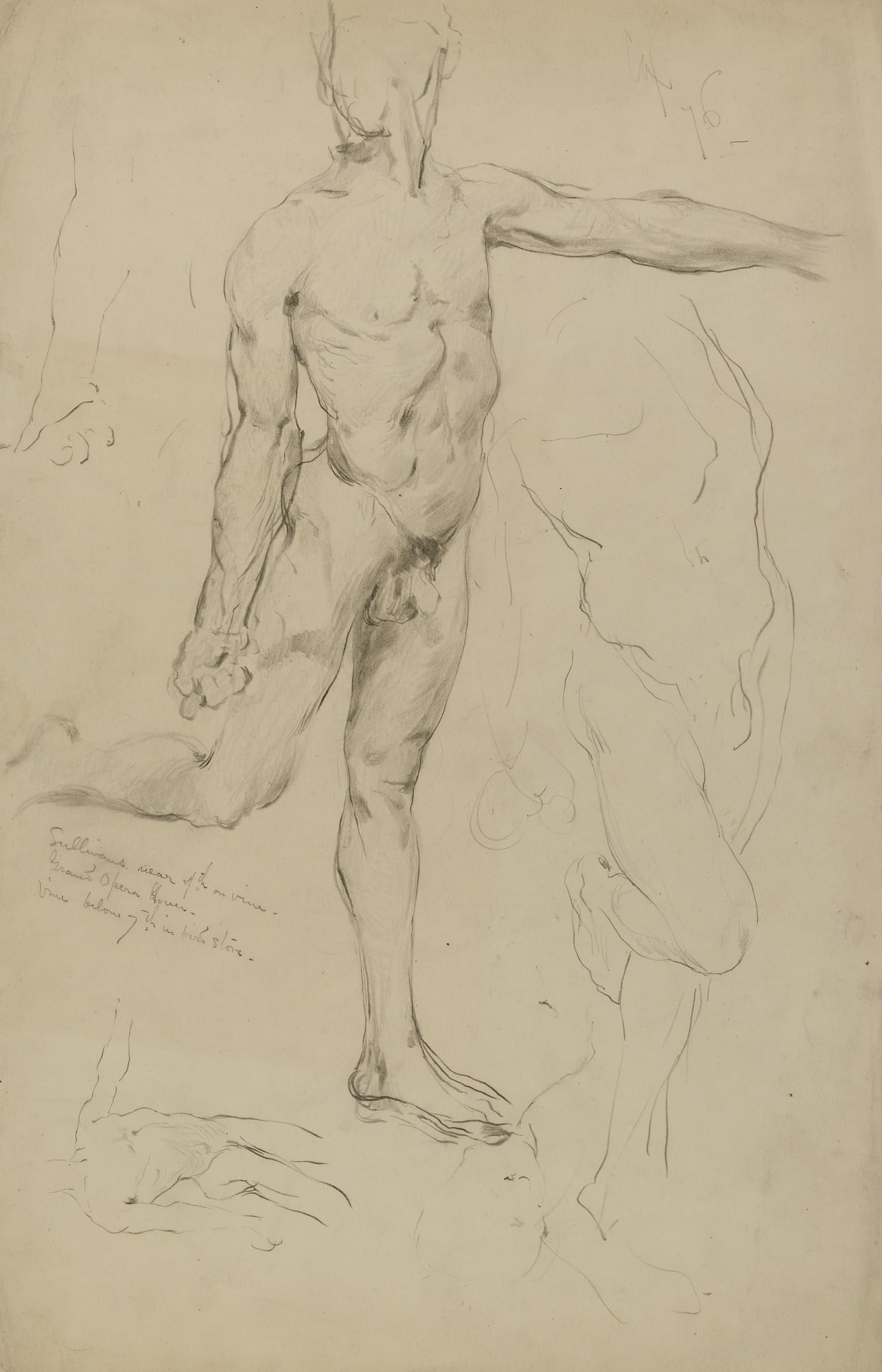 (Untitled) (Studies of Male Nudes)