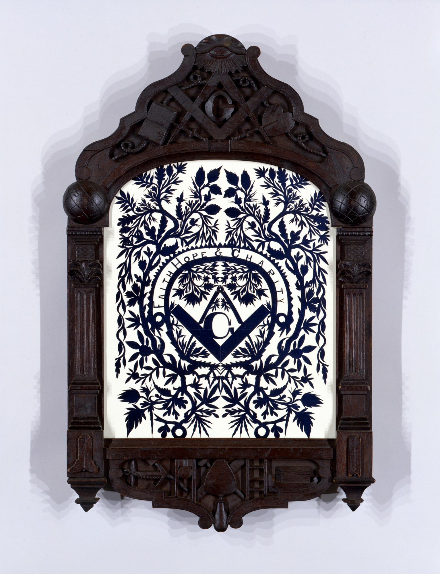 Frame with Masonic Symbols
