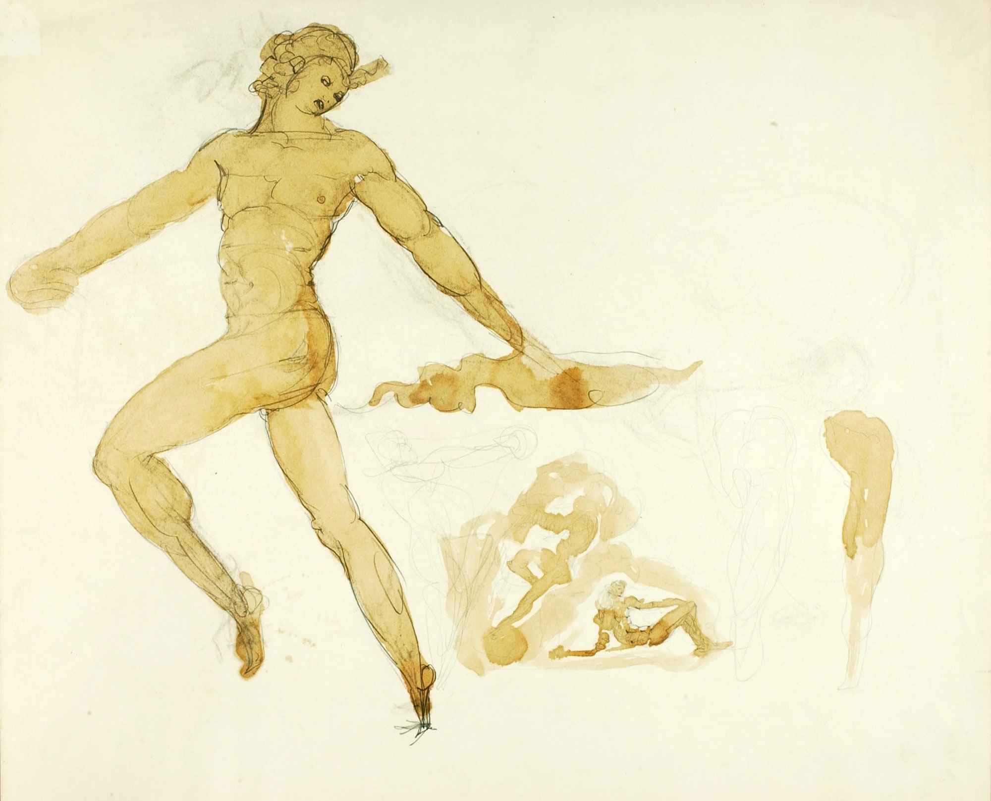 (Untitled--Striding Figure)