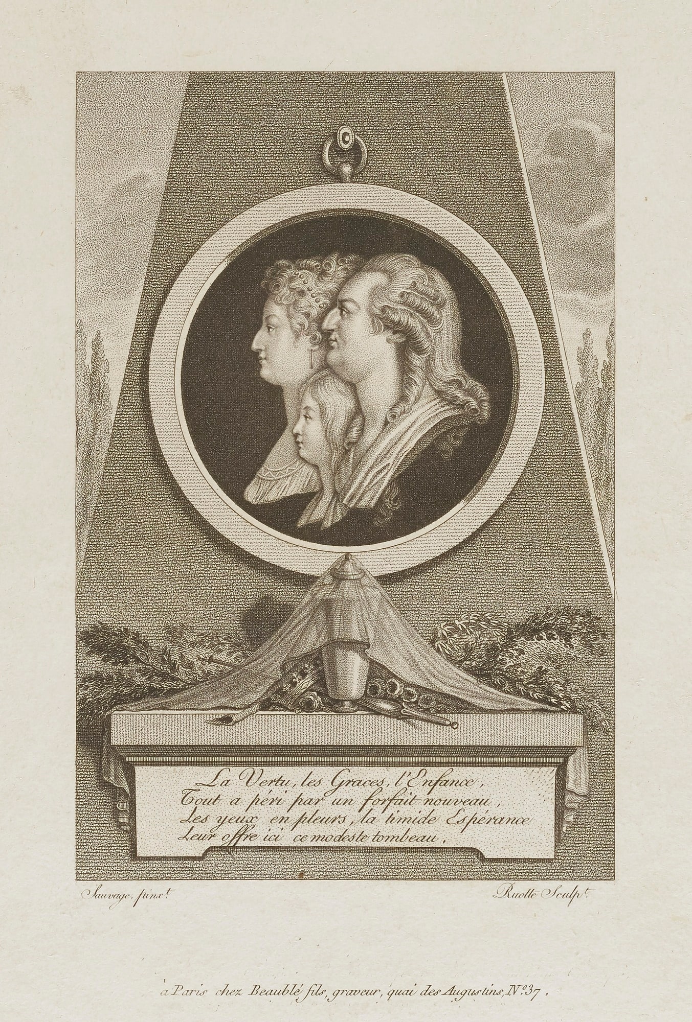 La Vertu, Les Graces, L'Enfance