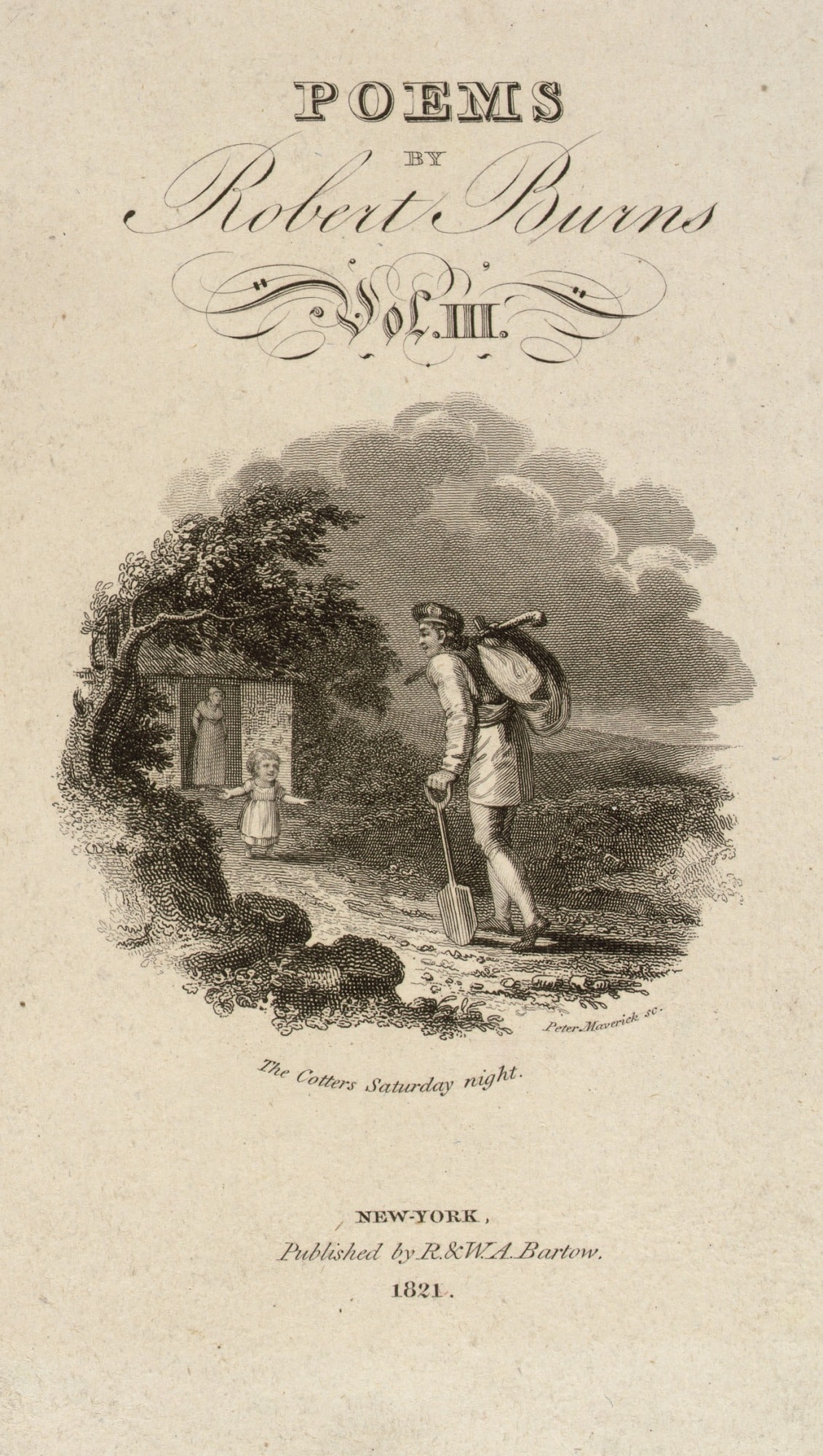 Poems by Robert Burns, Vol. III, Title Page