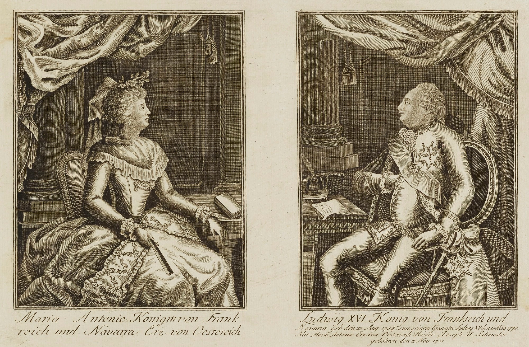 Maria Antonie and Ludwig XVI