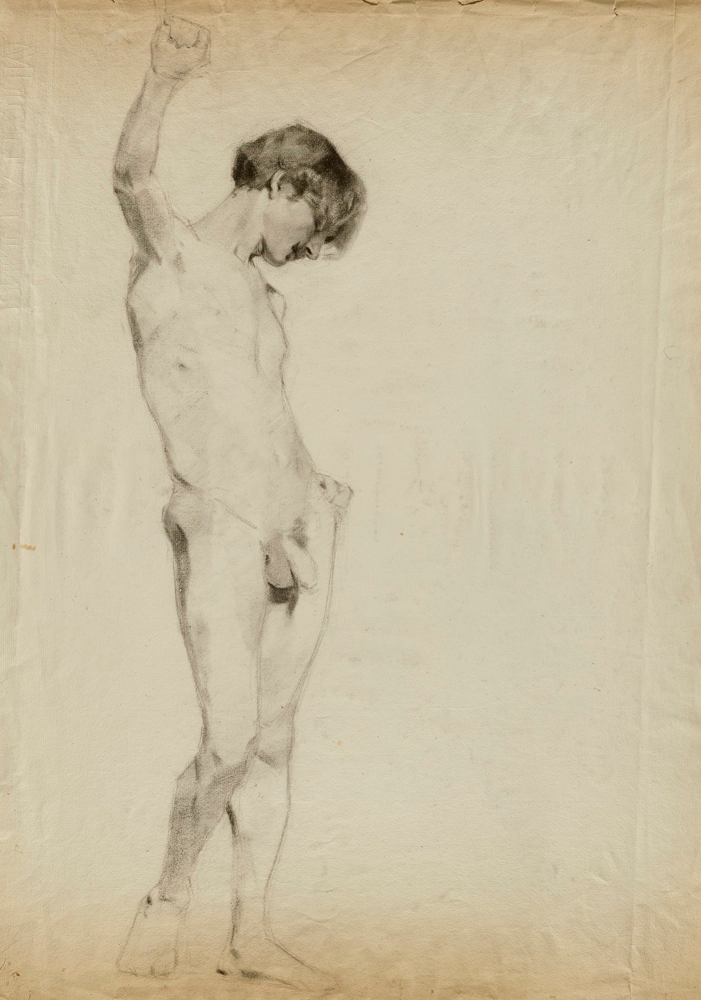 (Untitled) (Study of Standing Male Nude)