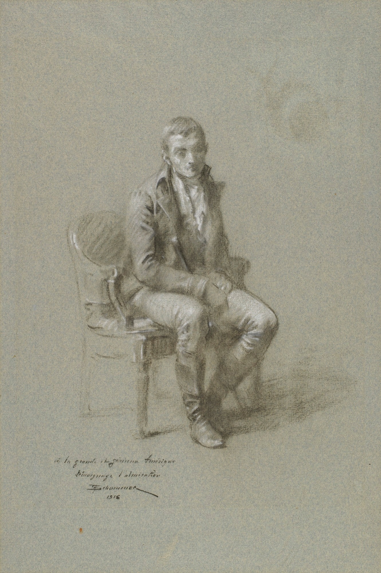 Seated Male Figure