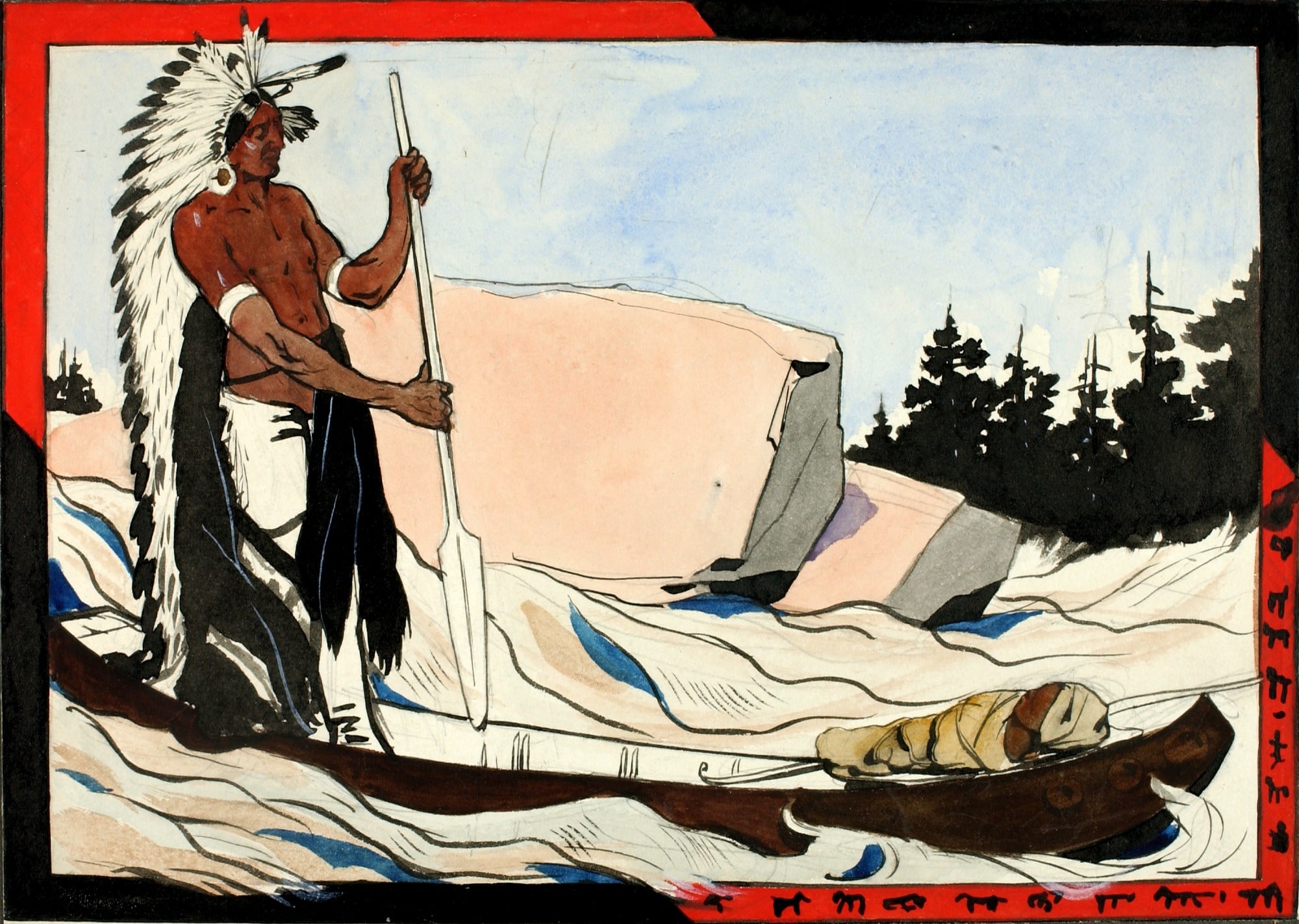 Burial of a Papoose