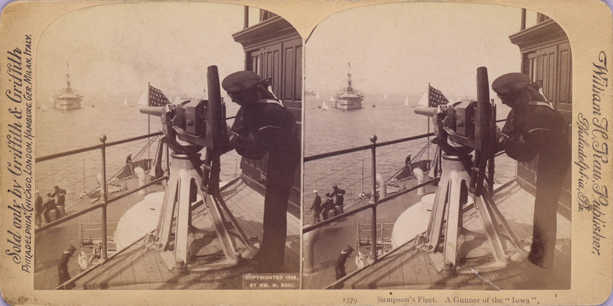 Sampson's Fleet. A Gunner of the "Iowa"