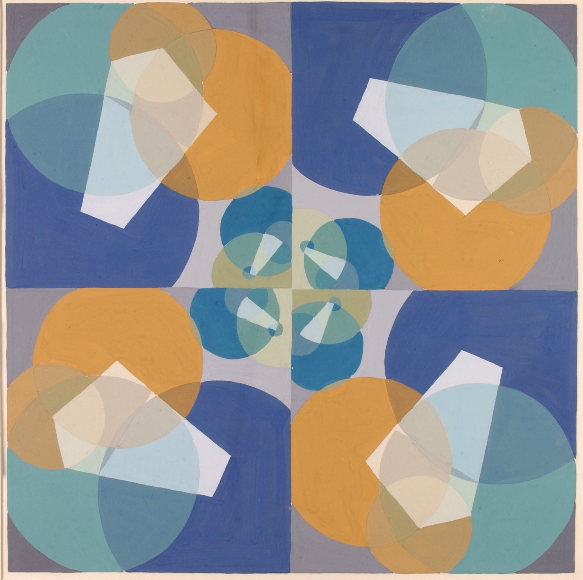 Green Squares (from series, the Mathematical Basis of the Arts)