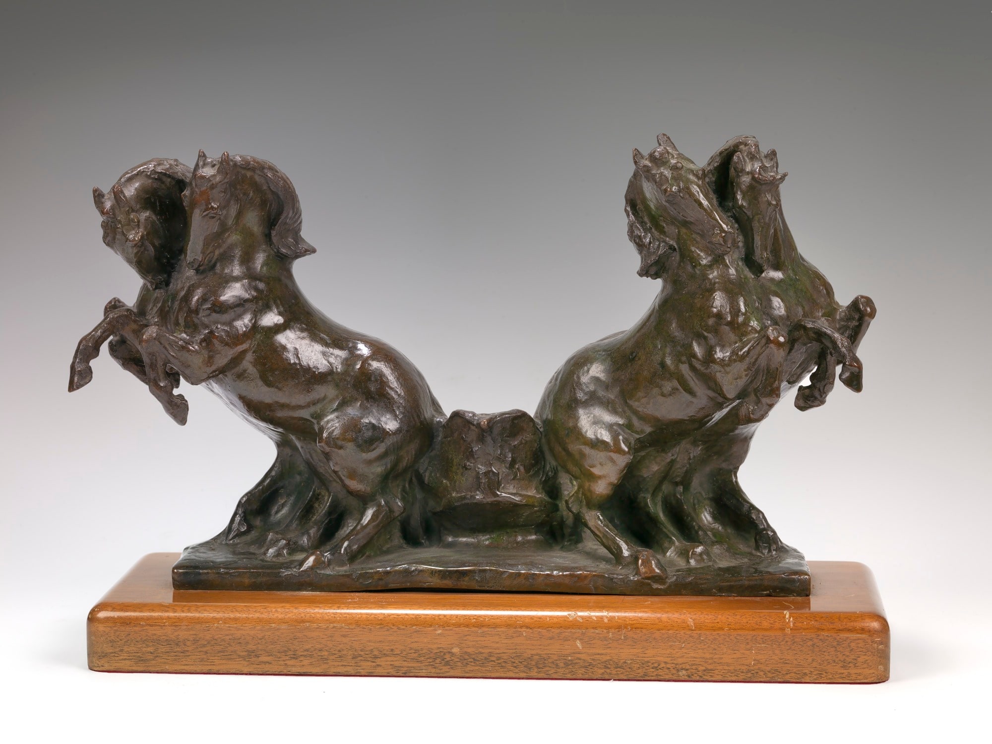 Two Teams of Horses, fragment of an Advanced Sketch Model for the Apotheosis of Democracy Pediment, House of Representatives, U.S. Capitol Building