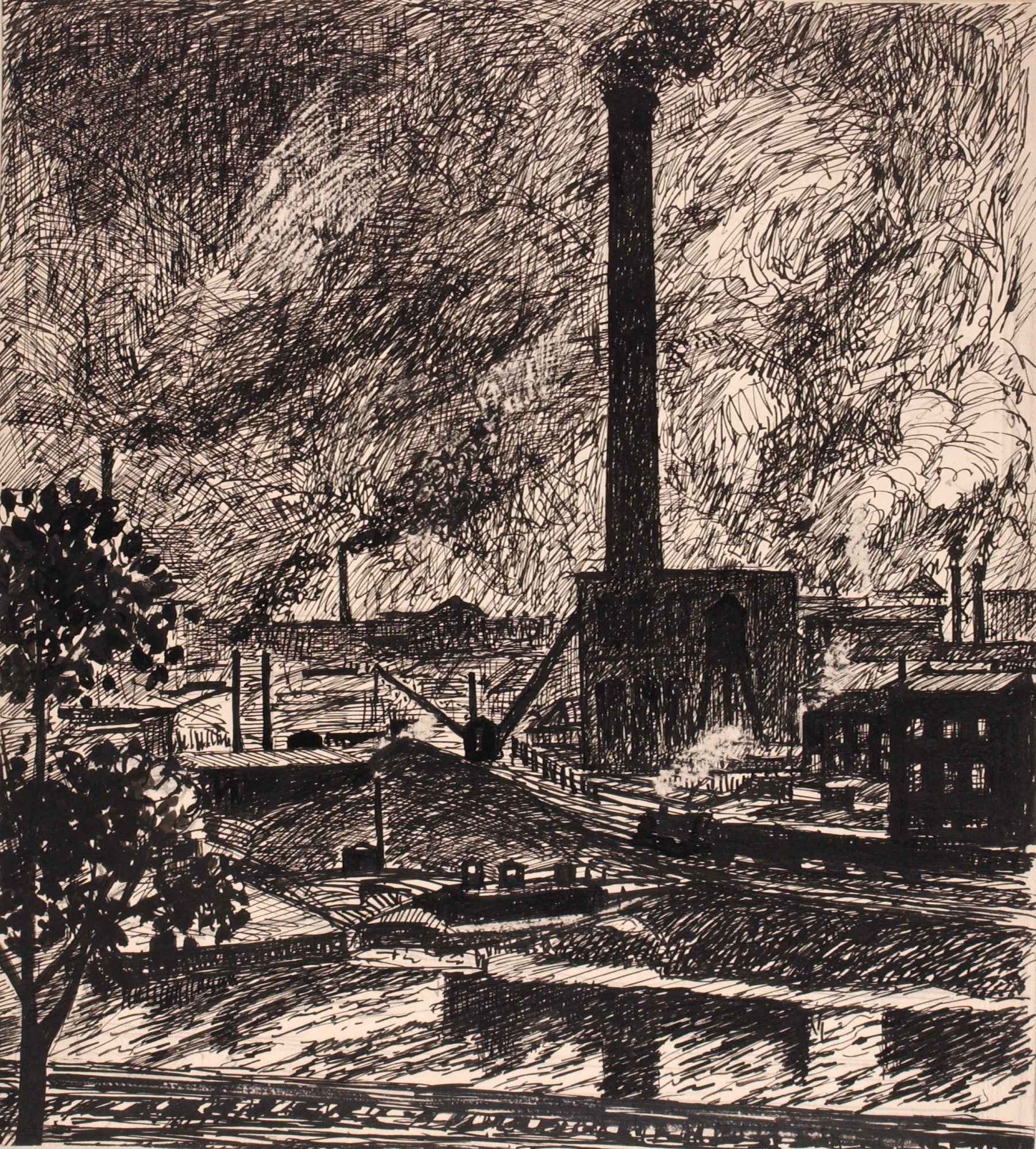 Untitled (Industrial Scene)