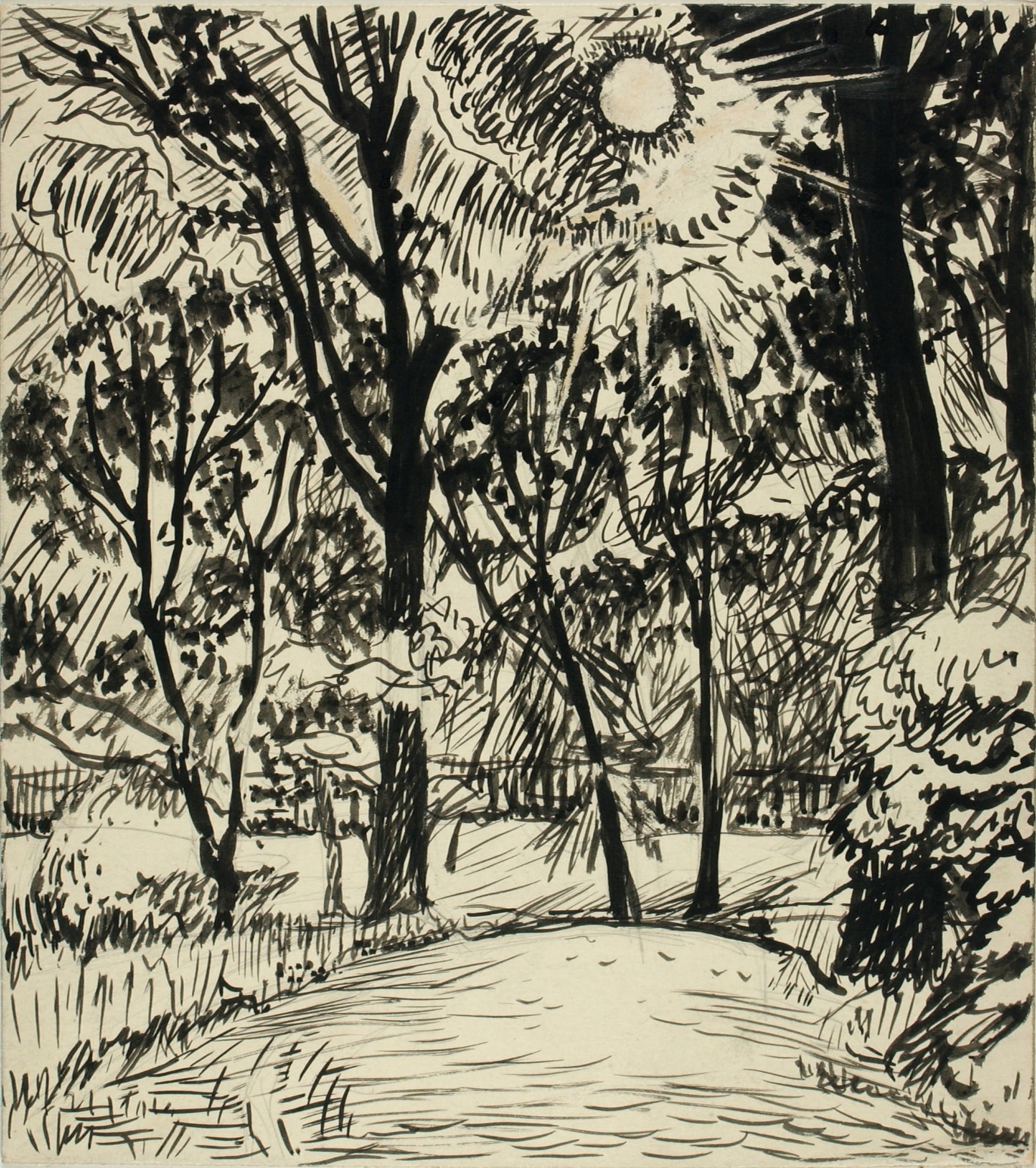 (Sun-lit Path)