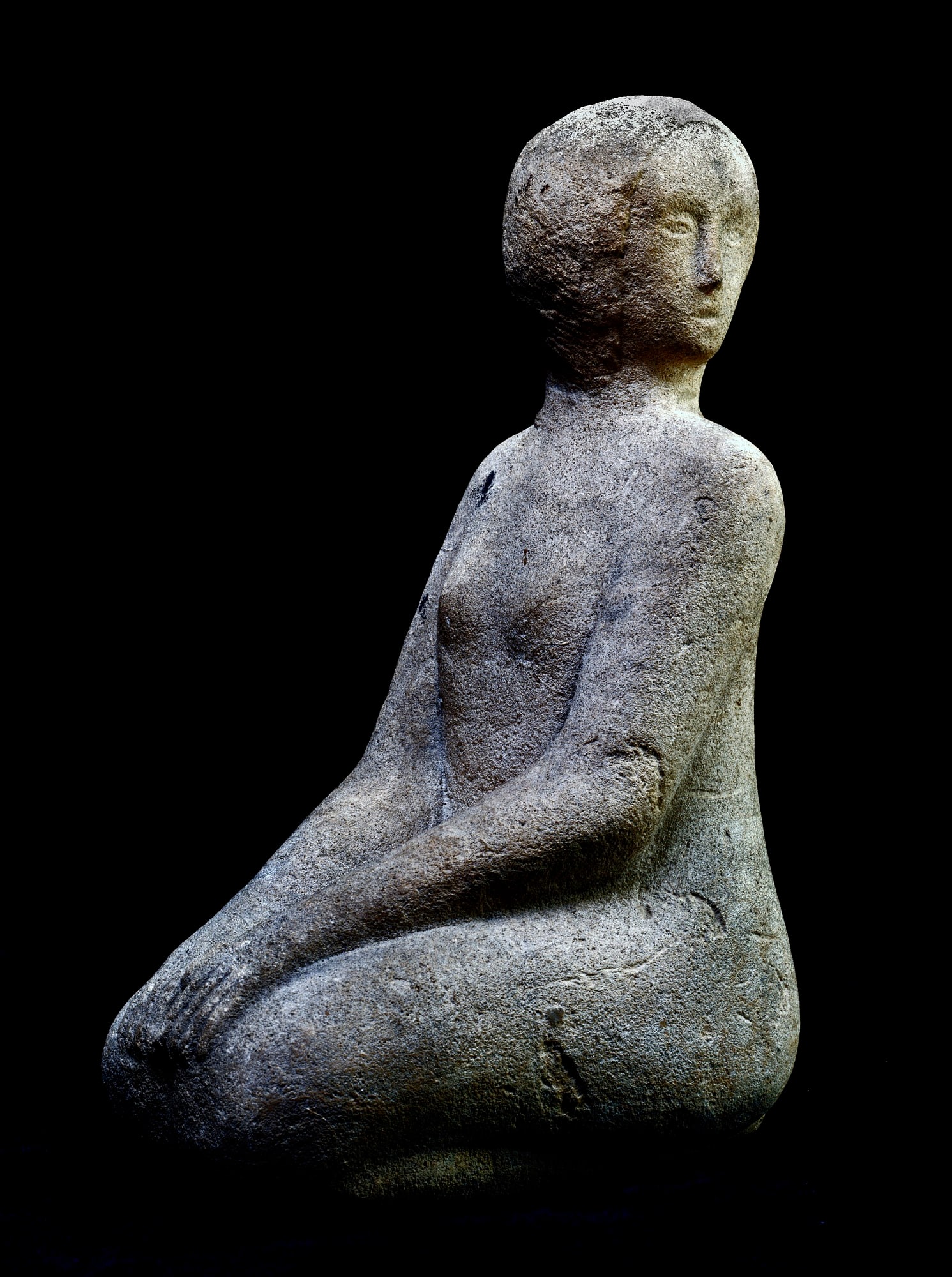 Seated Nude Girl