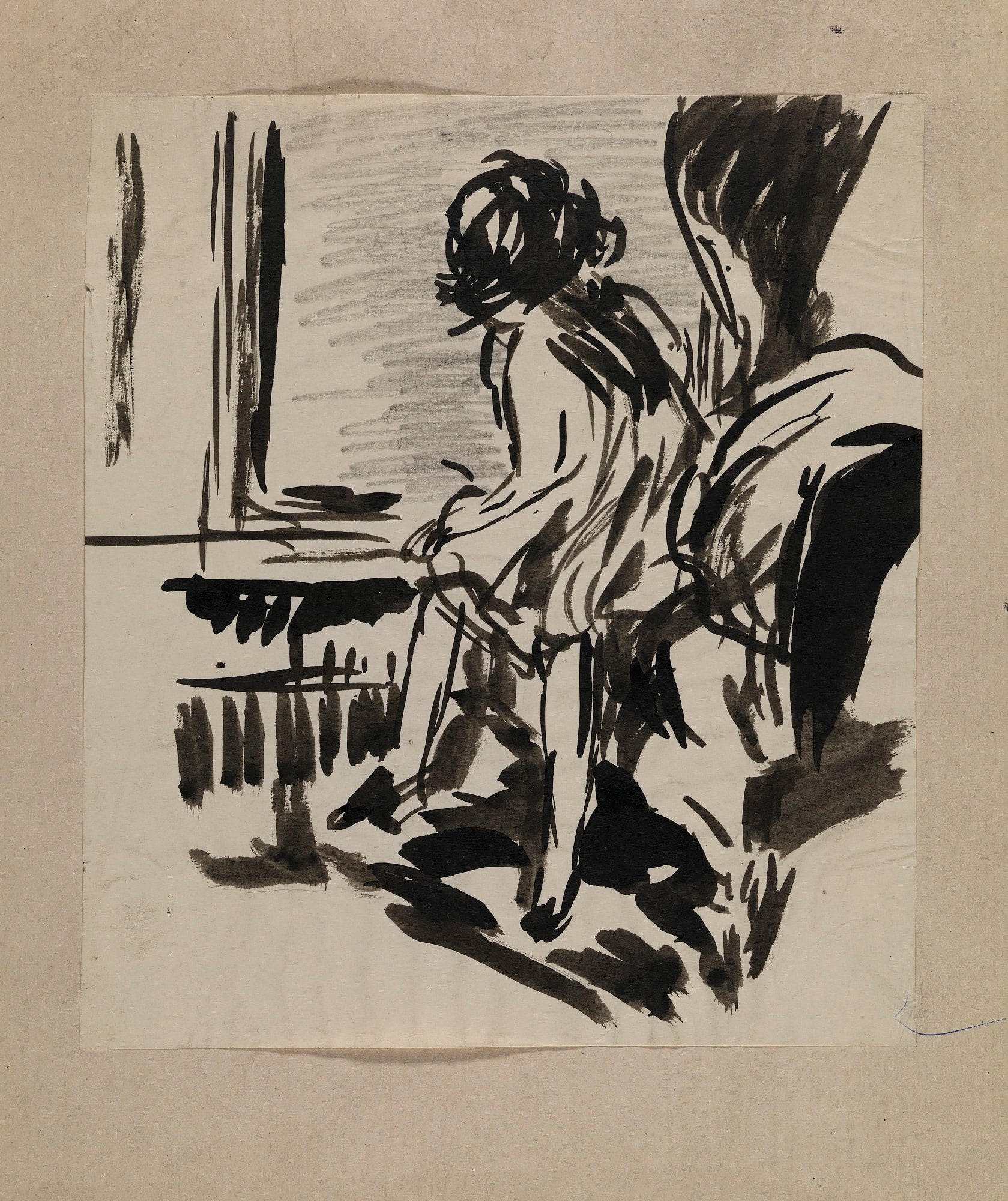 Untitled (Seated Figure)