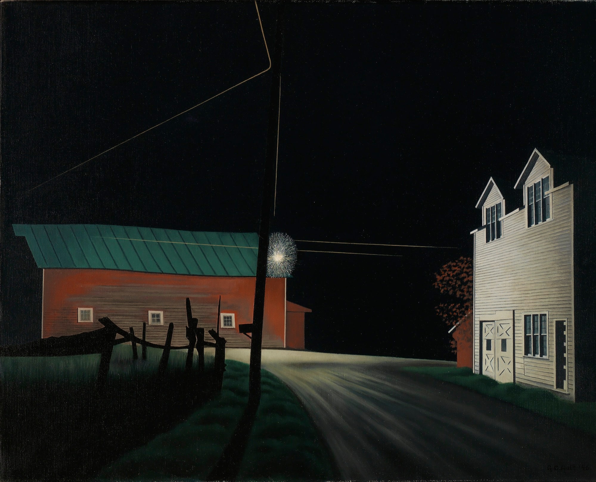 Bright Light at Russell's Corners
