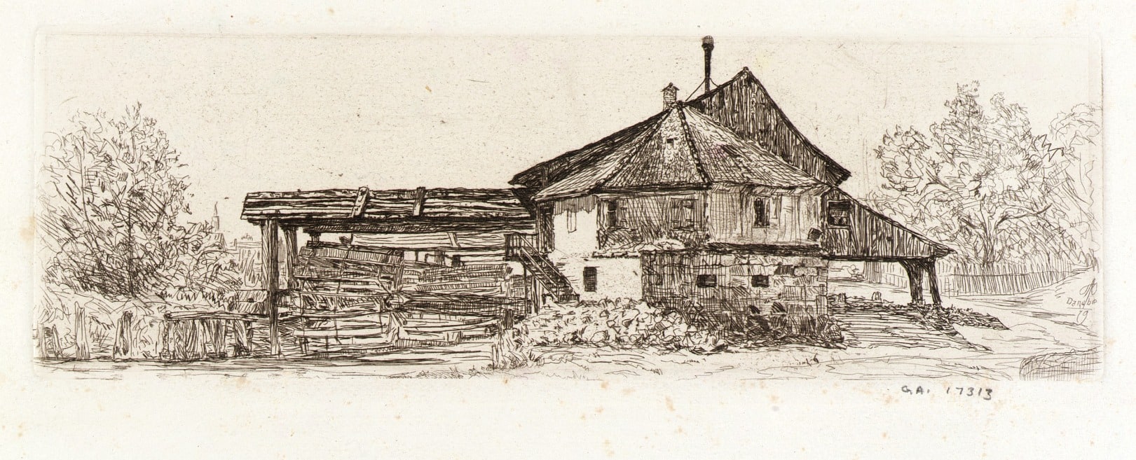 Danube, an Old Mill