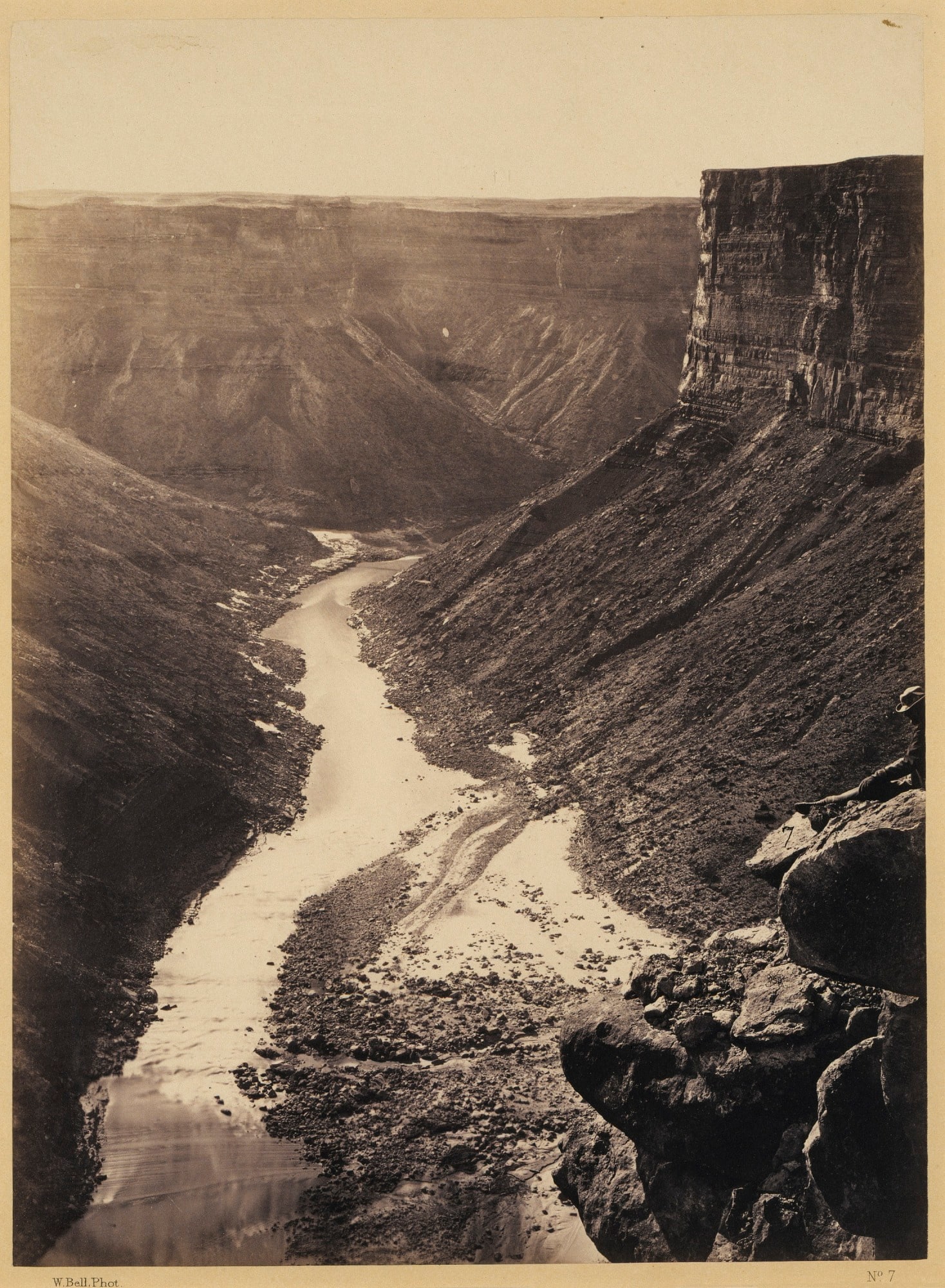 Grand Cañon, Colorado River, Near Paria Creek, Looking West