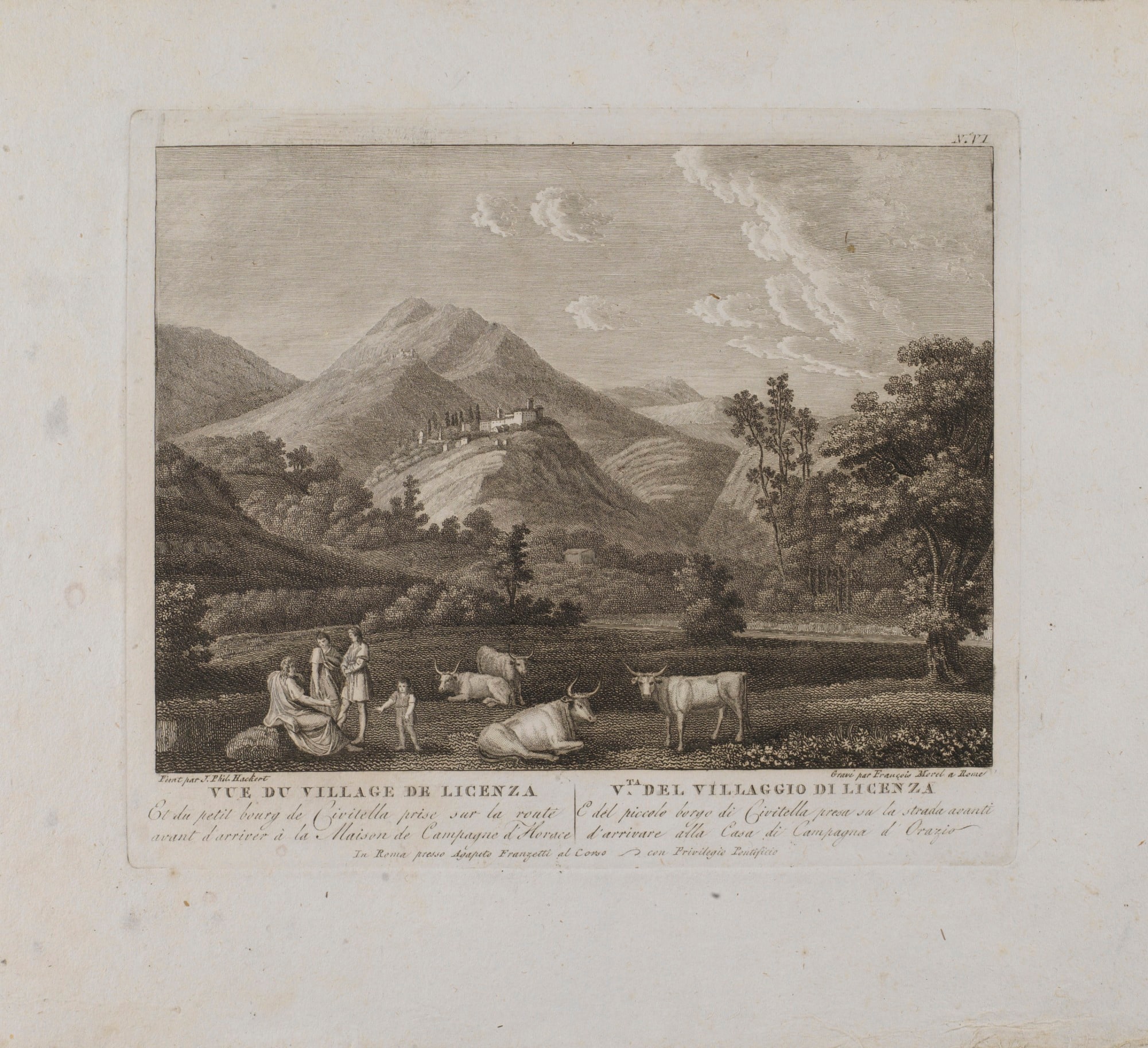 Vue du Village de Licenzo (no. VI)