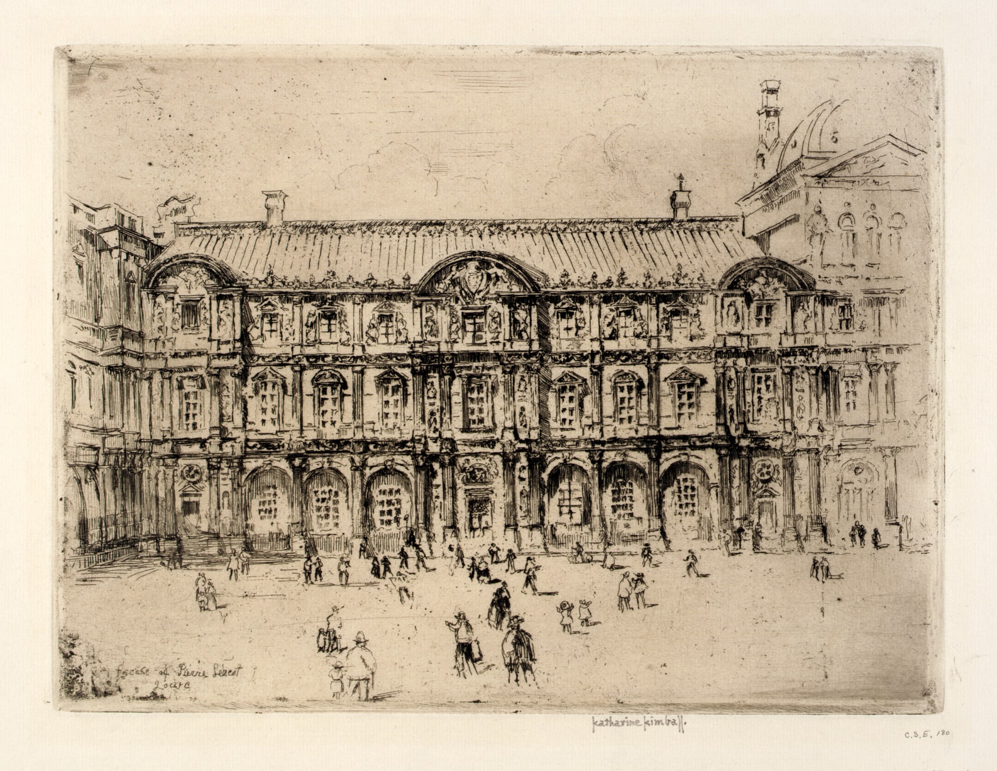 Facade of Pierre Lescot, Louvre, Paris