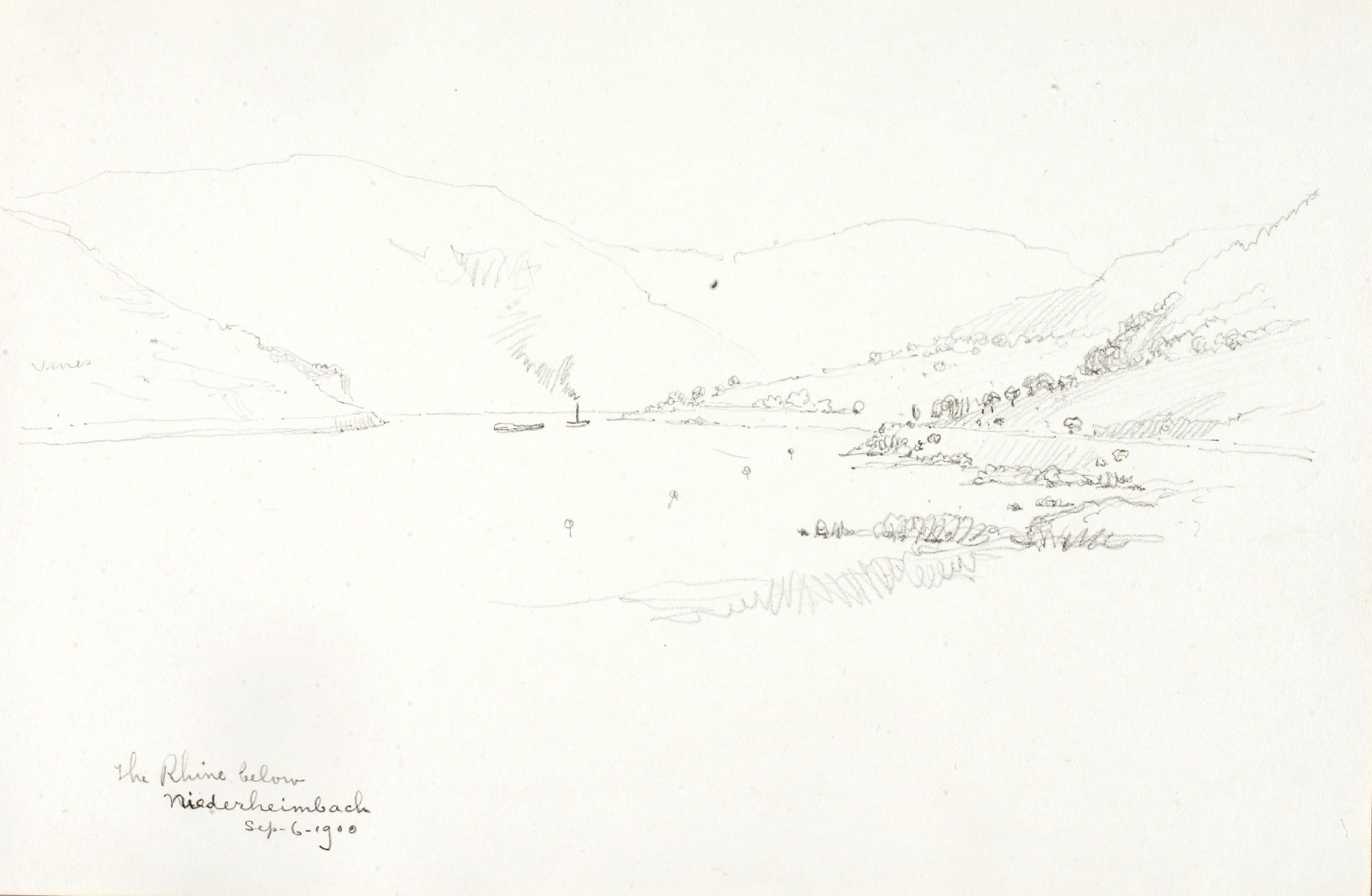 The Rhine below Niederheimbach