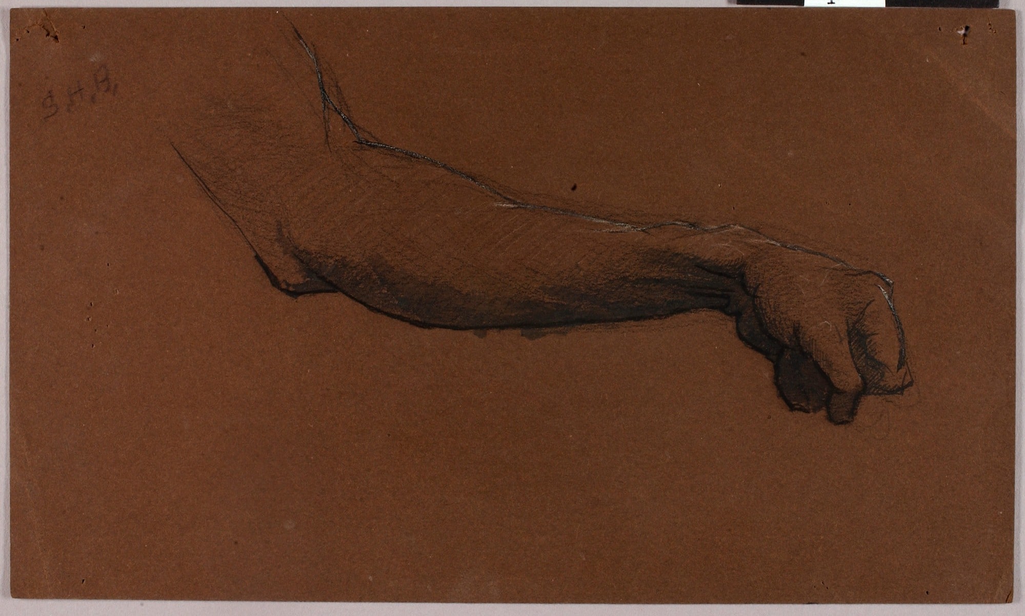 Arm study for Equestrian Monument
