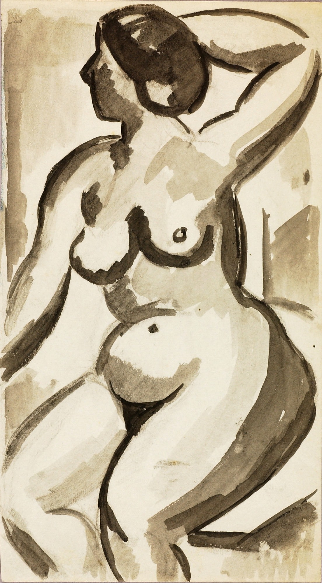 Seated Female Nude