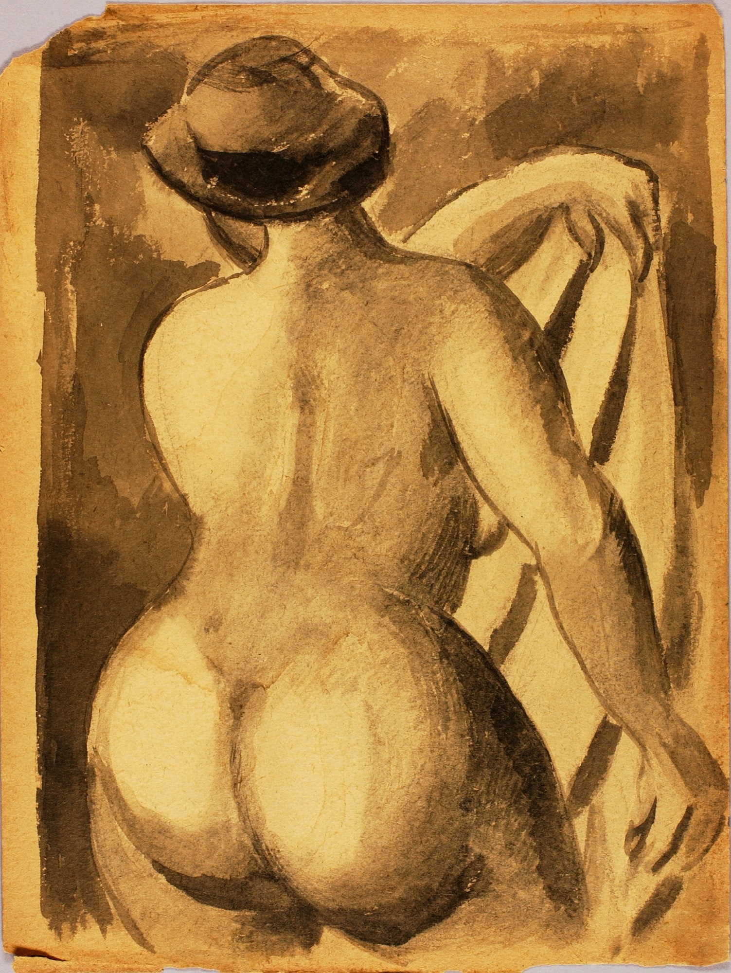 Female Nude with Drape