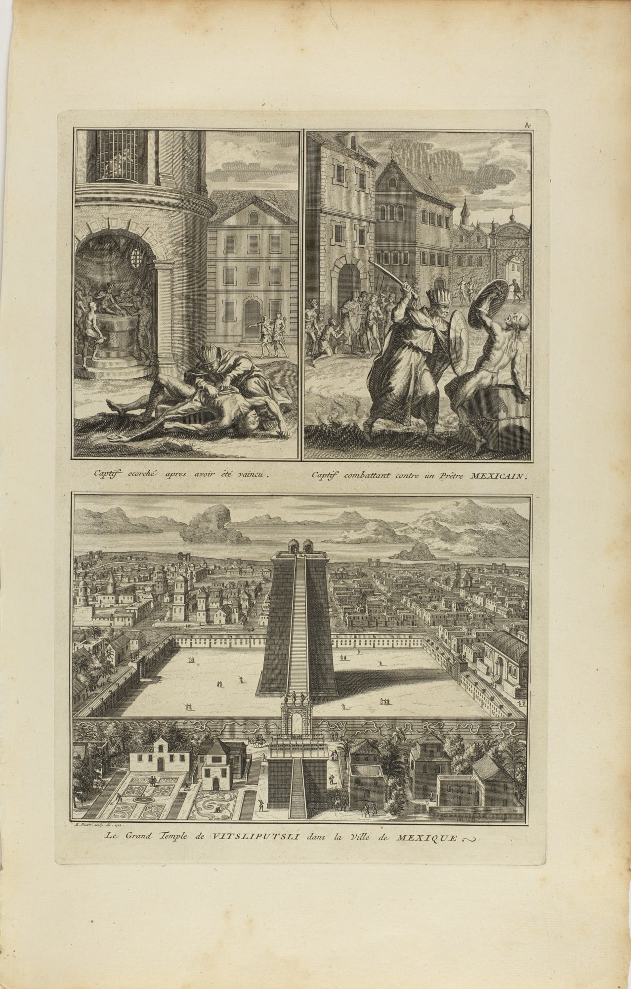 Captif Écorché.../Captif Combattant/le Grand Temple de Vitzliputsli