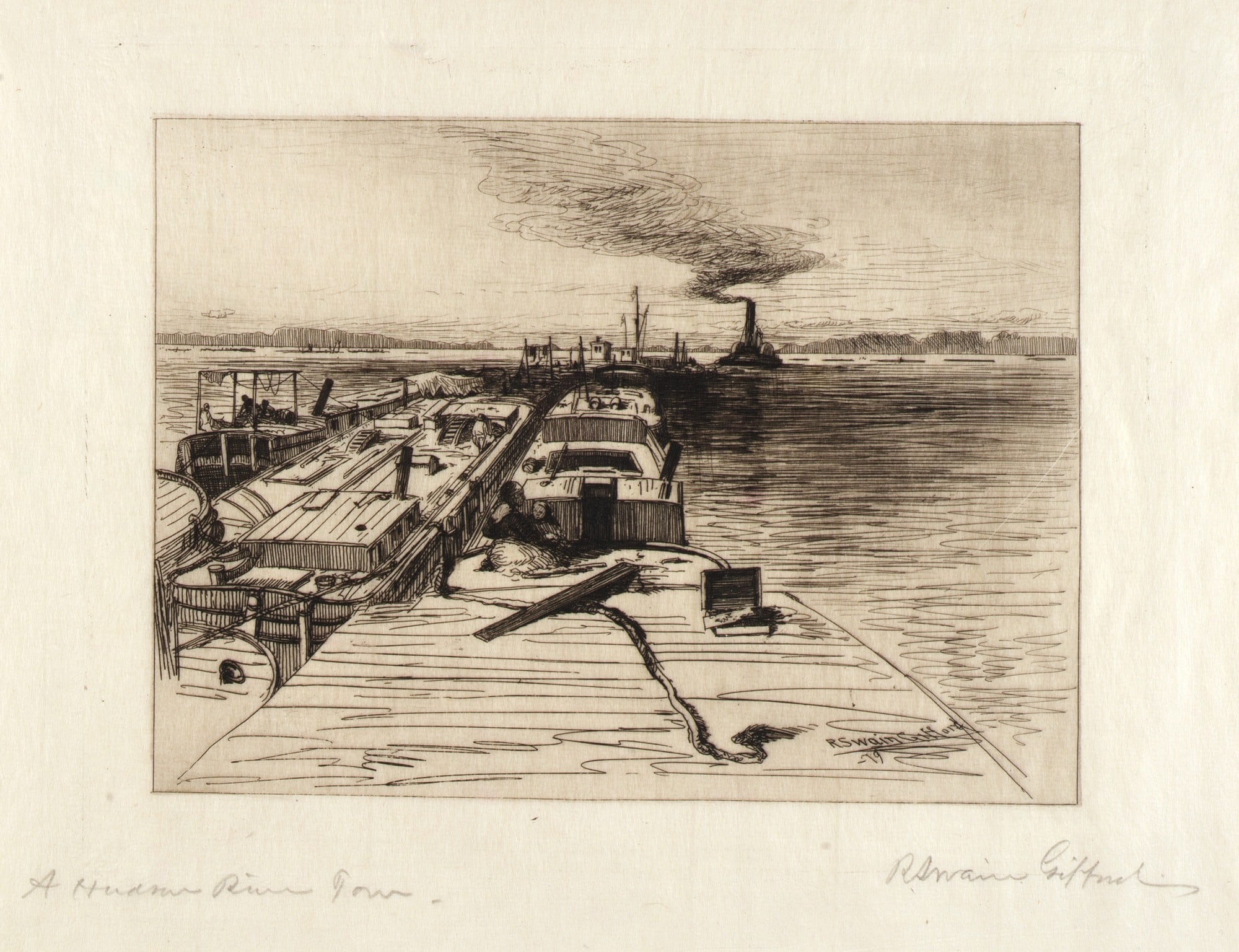 A Hudson River Tow