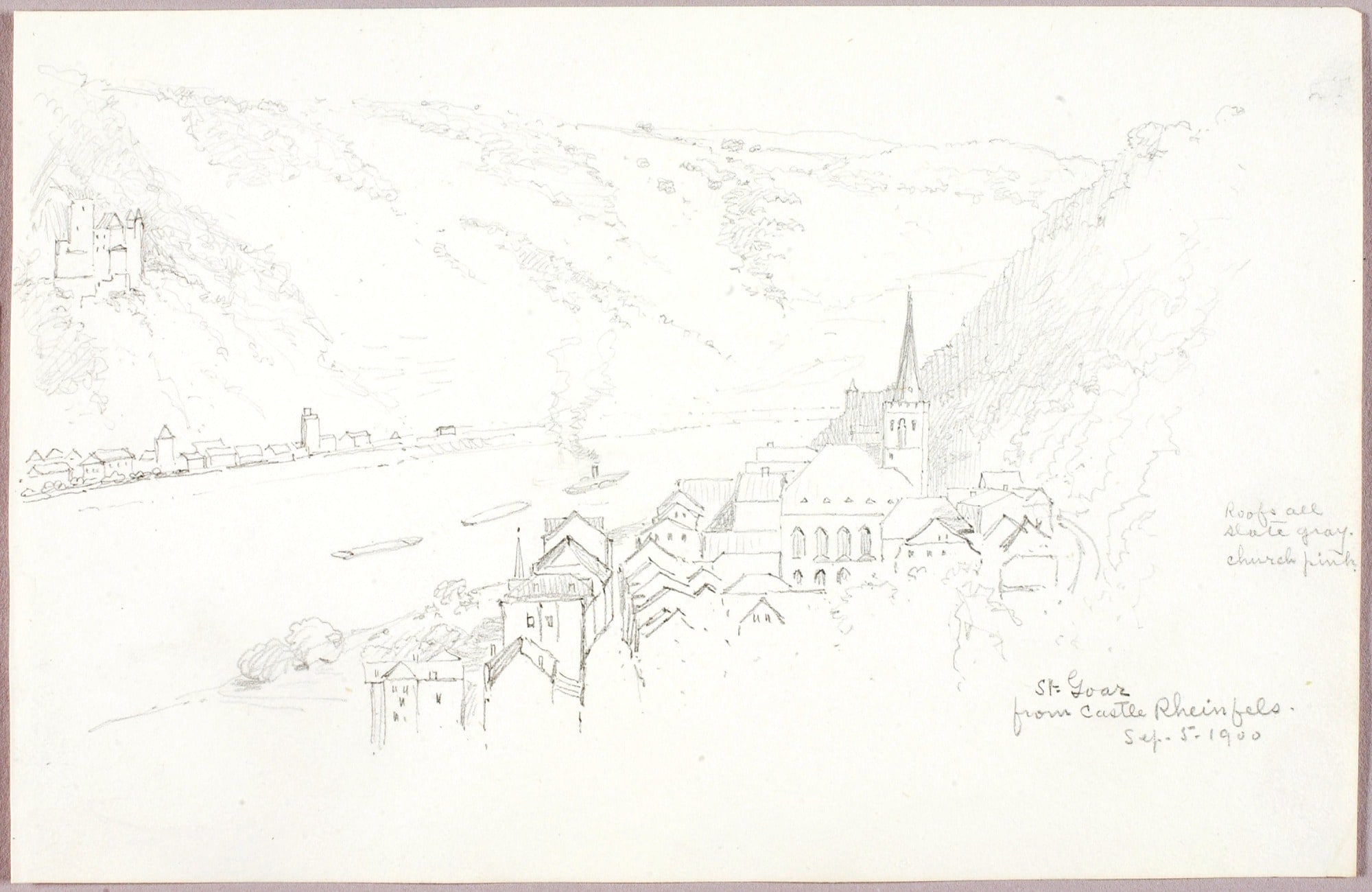 St. Goar from Castle Rheinfels