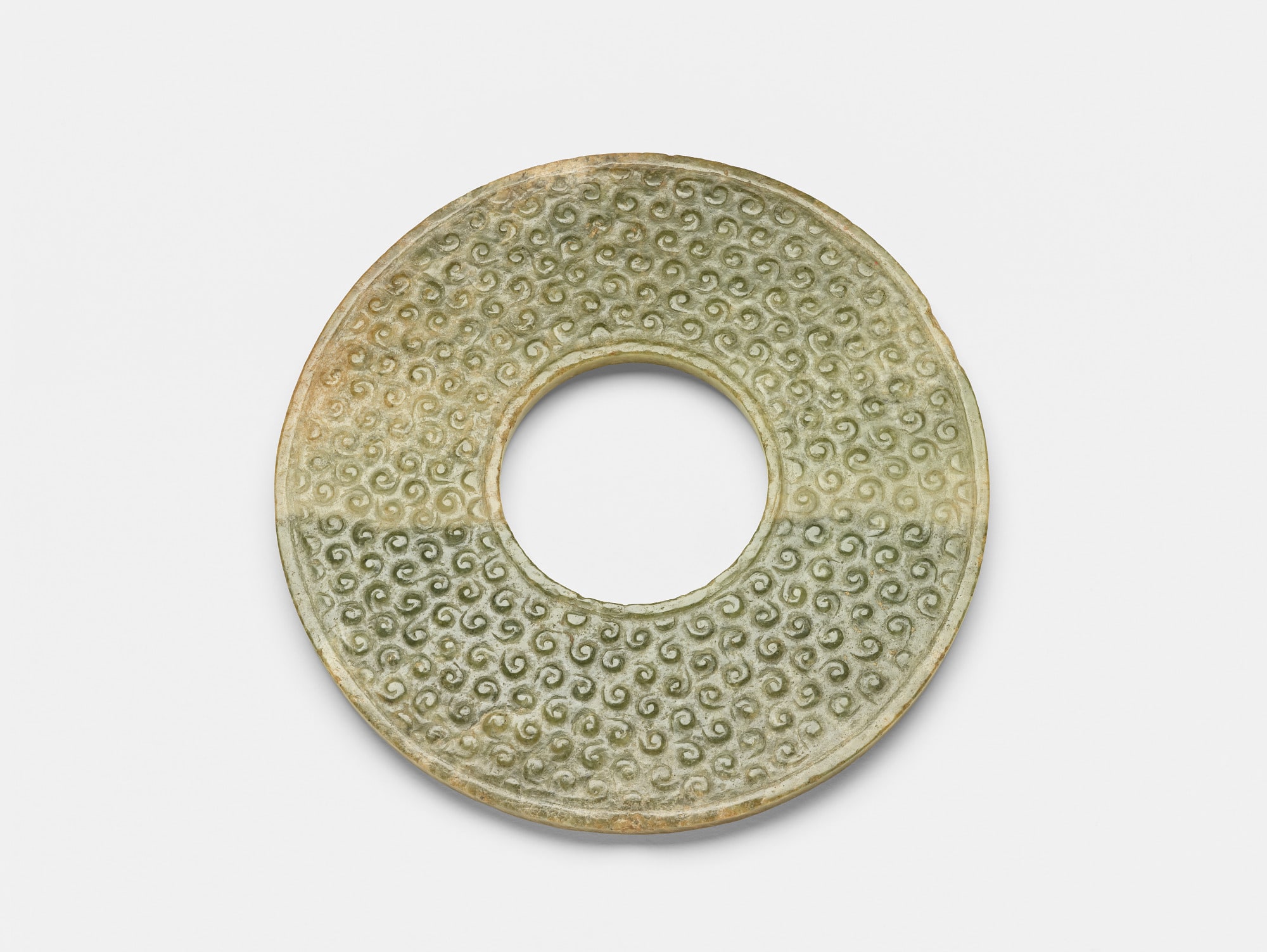 Disk (<em>bi</em>) with raised uniform curls
