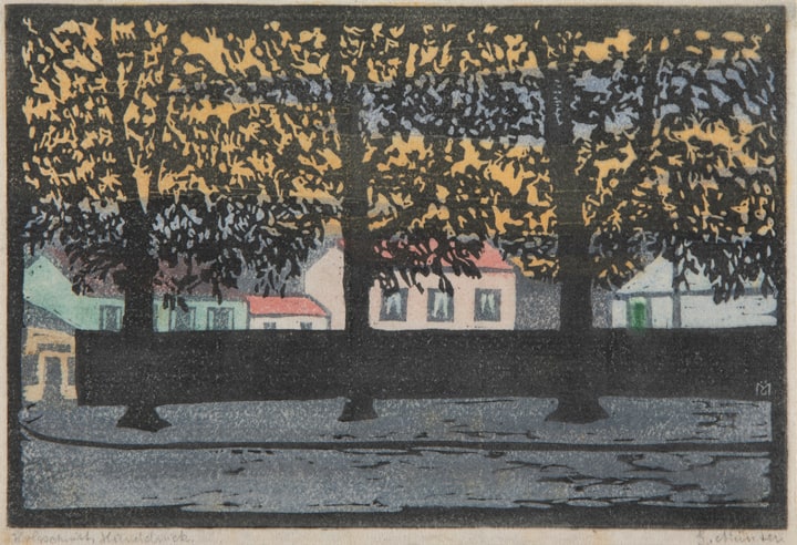 Autumn Evening-Sèvres (Herbstabend-Sèvres)