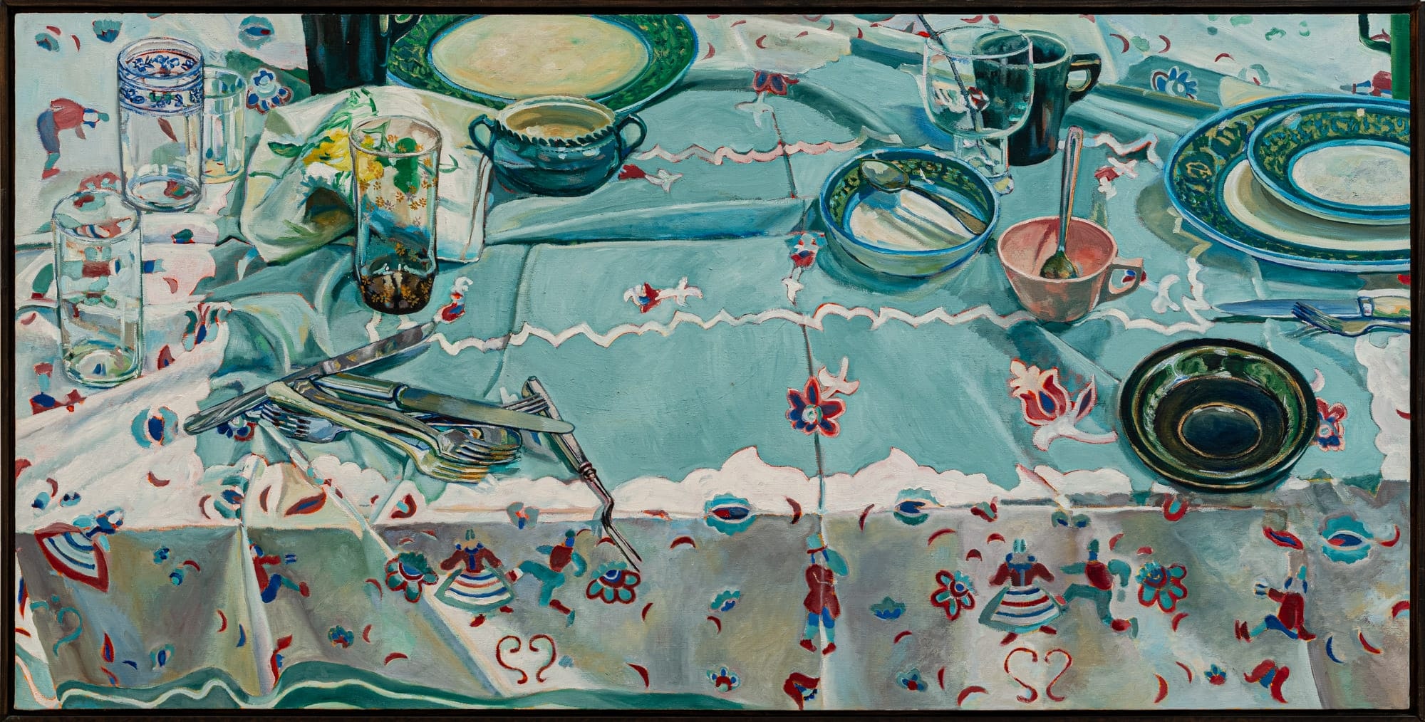 Still Life with Green Cloth