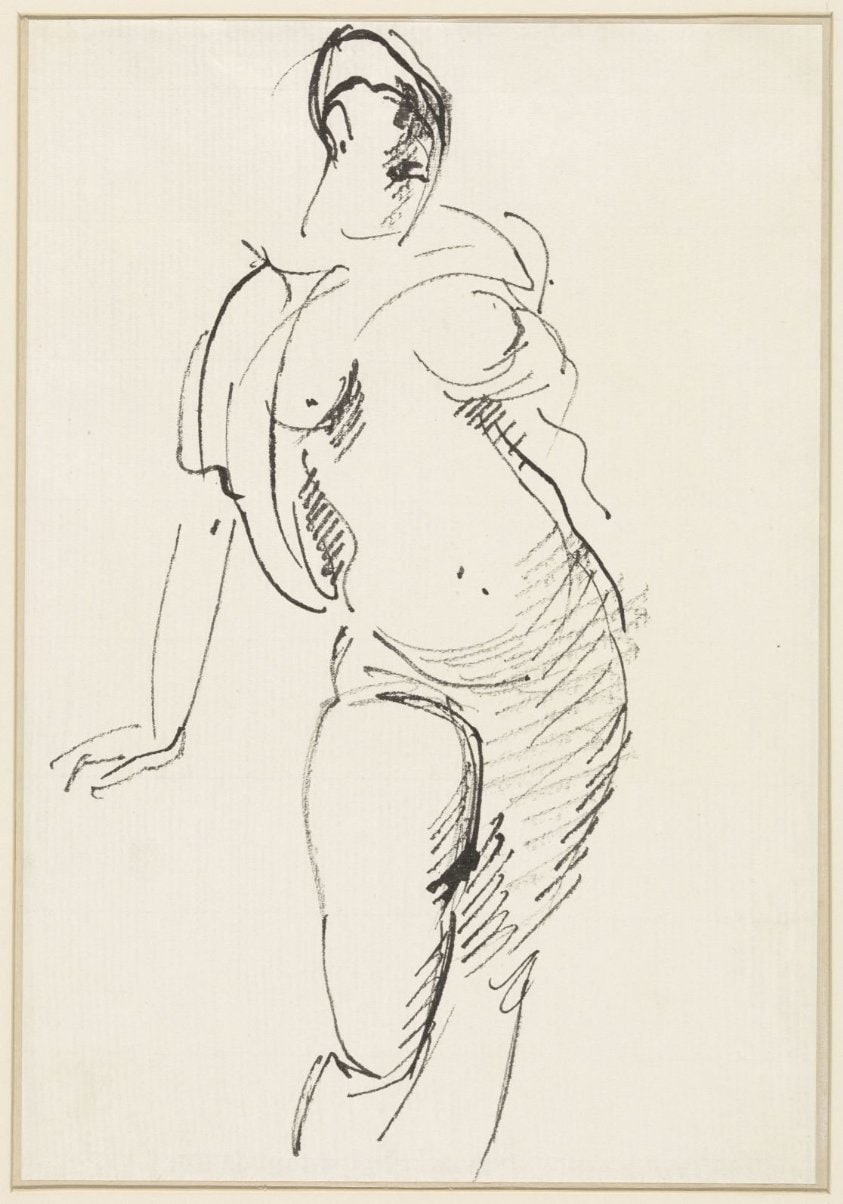 Standing Female Nude