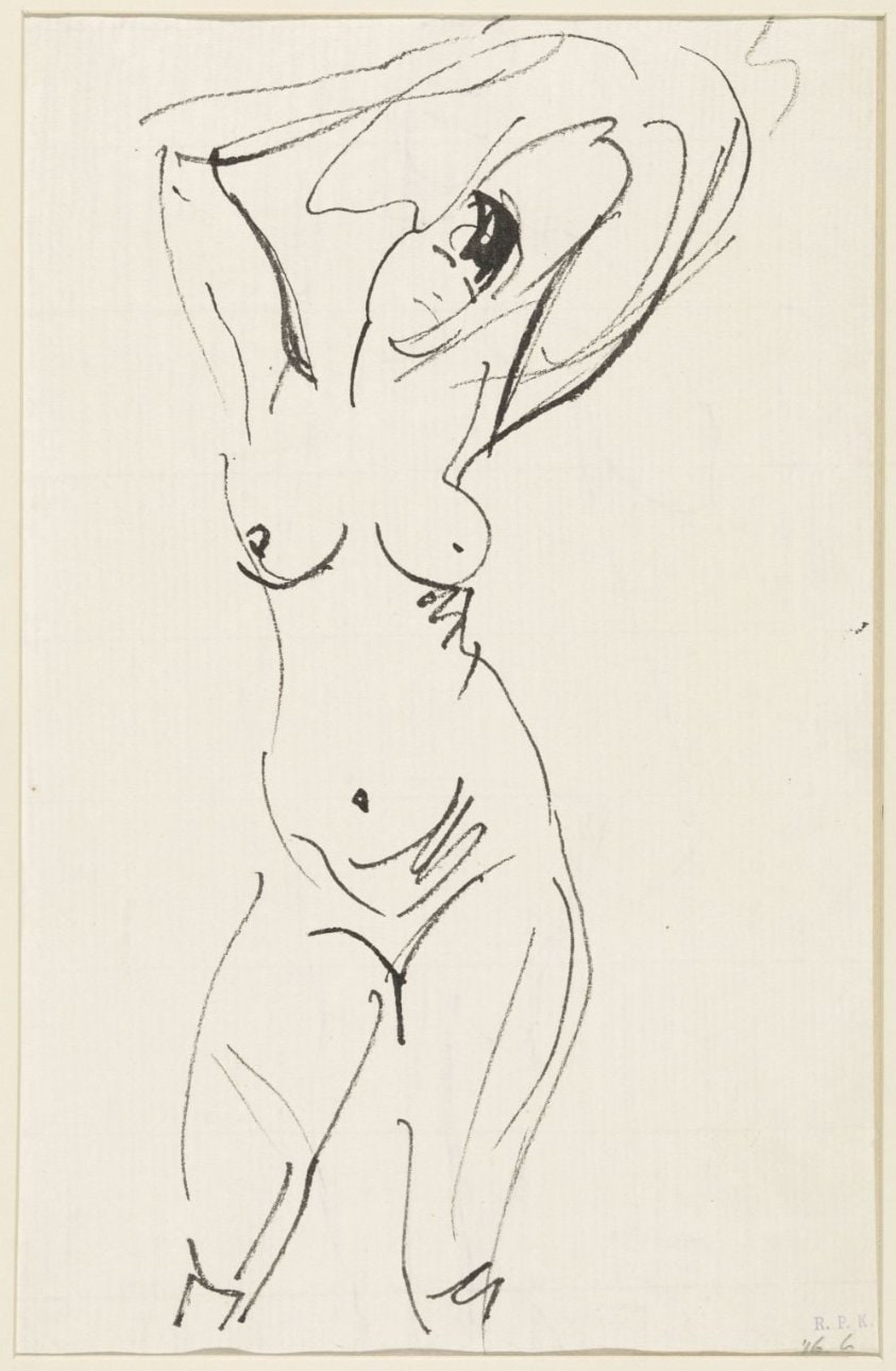 Standing Female Nude