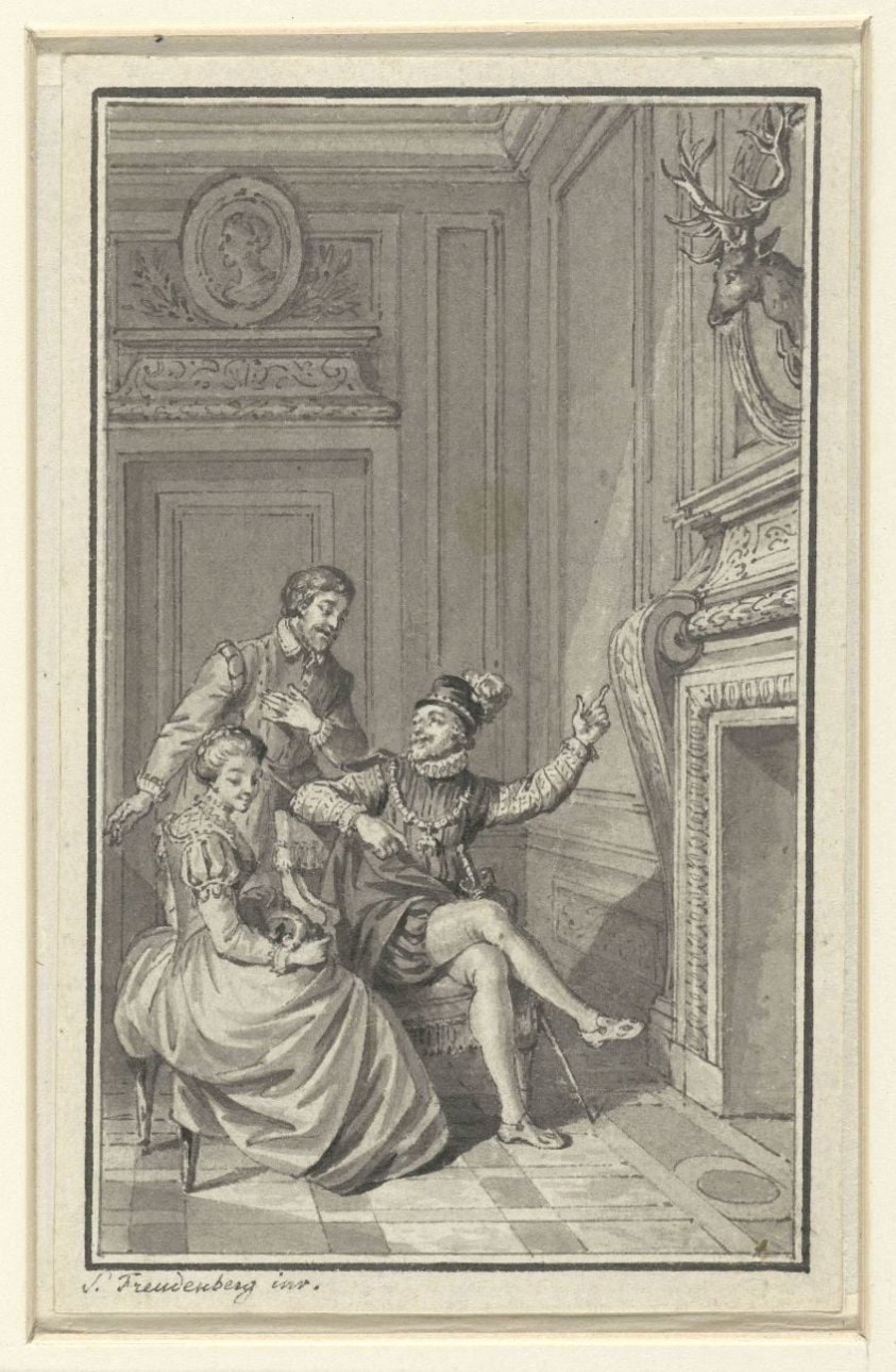 Scène uit de ''Heptameron François"'