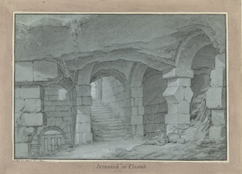 Gezicht in het Colosseum