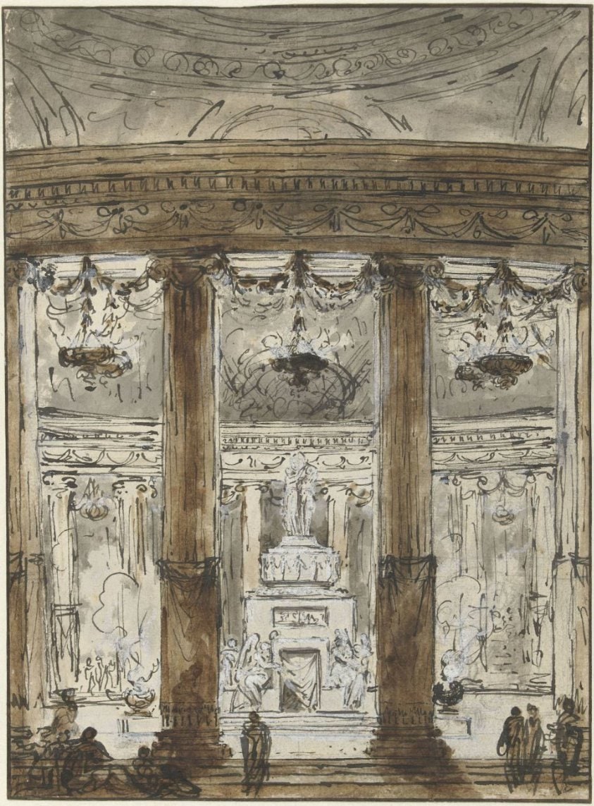 Interior of a Mausoleum