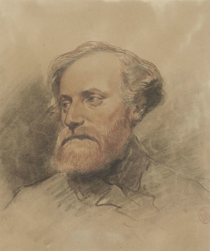 Portret van de schilder Alexandre Gabriel Decamps