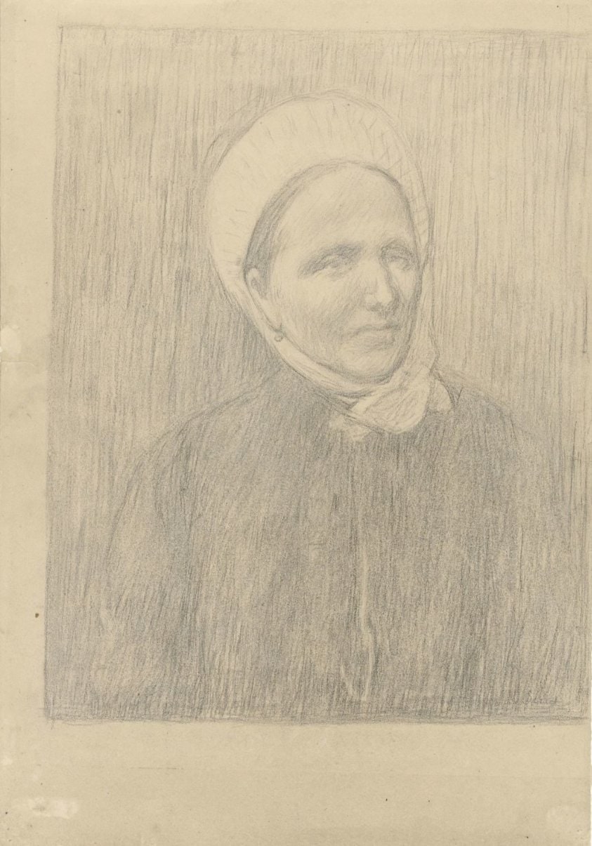 Portret van Mevrouw Annie Bonger-van der Linde
