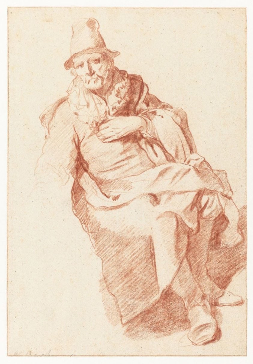 Sitting old Man
