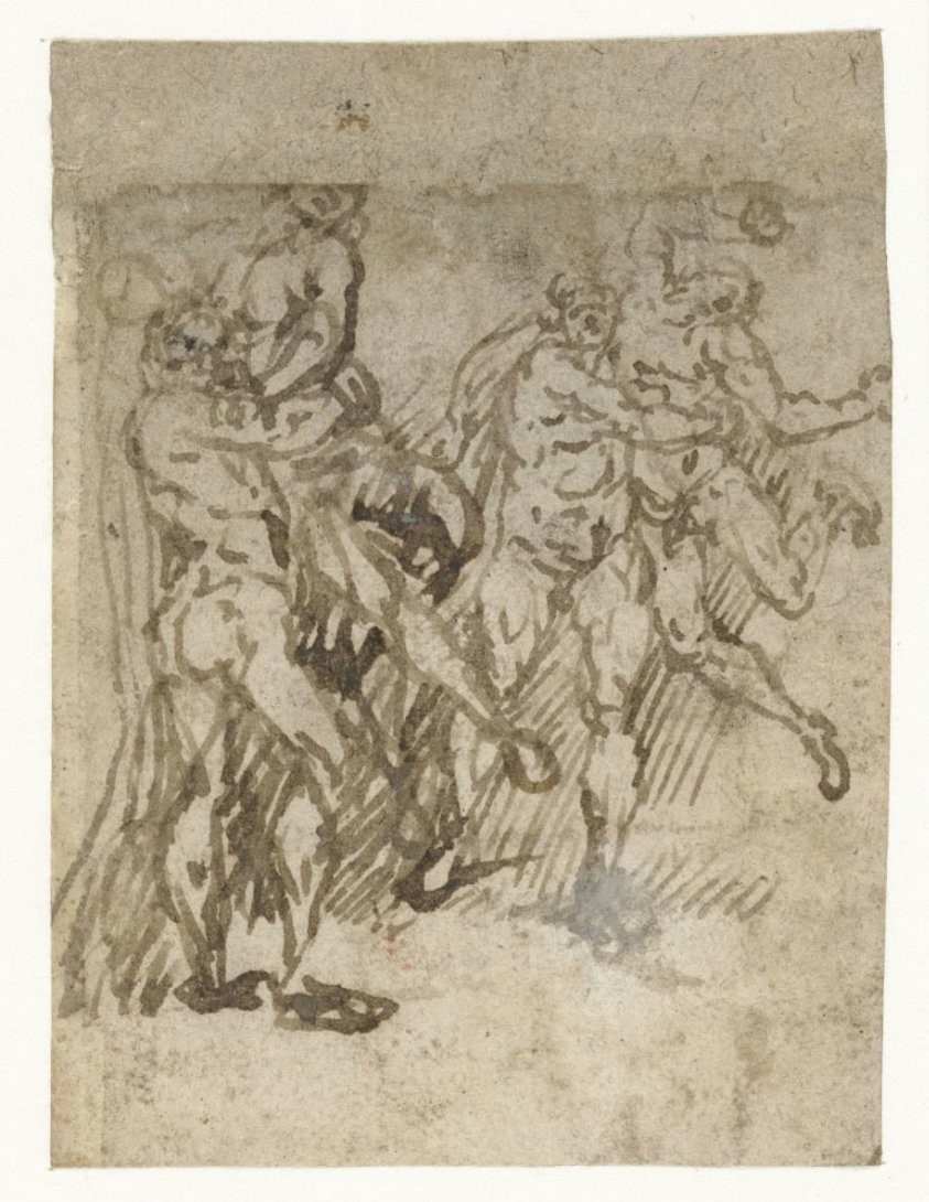 Twee studies voor Hercules en Antaeus