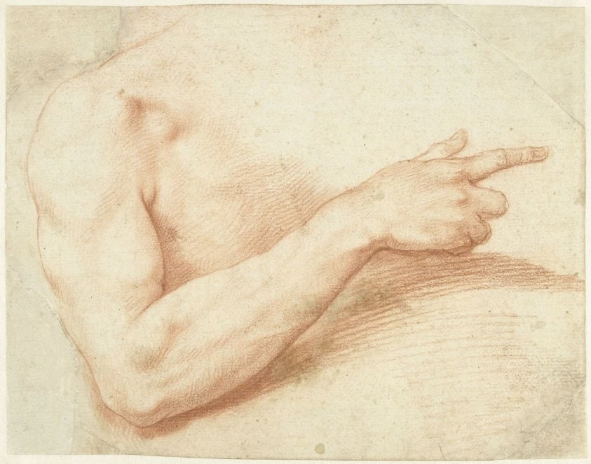 Studie van een arm