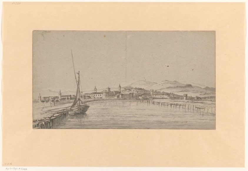 View of a Town in the Tiber Valley