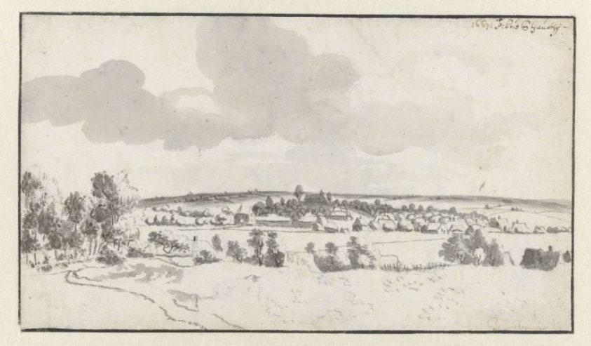 Hilly Landscape near Gauchy, Aisne, Hauts-de-France