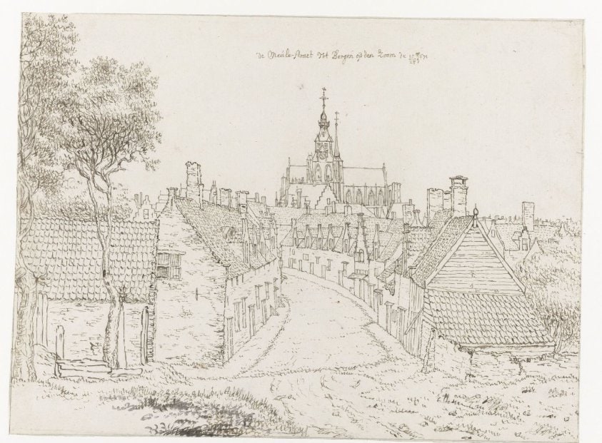 View of the Zuidmolenstraat, Bergen op Zoom