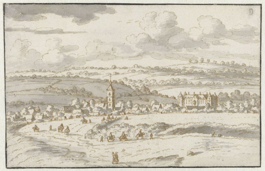 View of Lembeek, Flemish Brabant