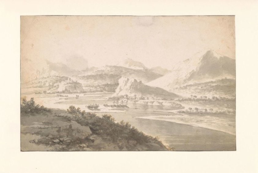Mountain Landscape with a River Valley