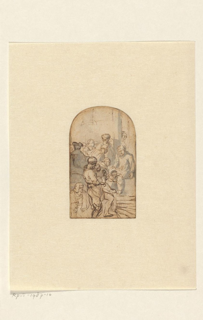 Christus zegent de kinderen