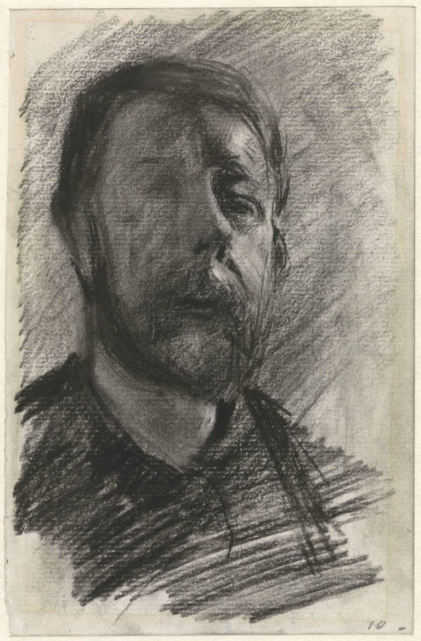 Zelfportret van George Hendrik Breitner