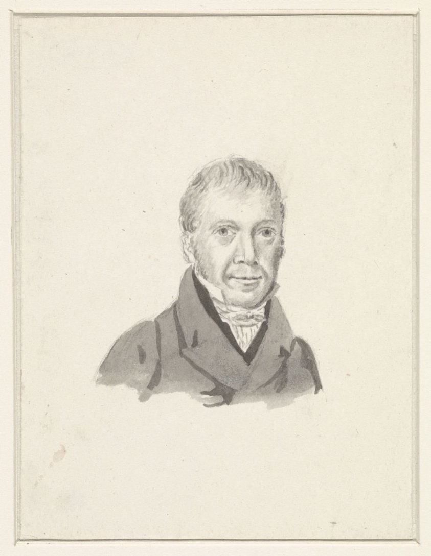 Portret van Jan Willem Caspari