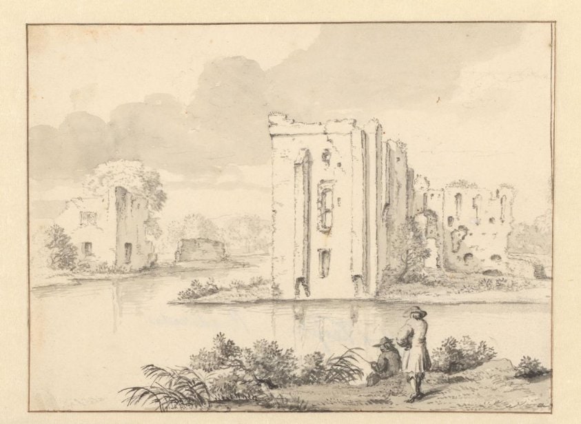 View of the Ruins of Brederode Castle
